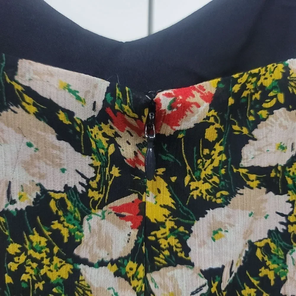J.CREW Mercantile Sweet Pea Tiered Floral Chiffon Maxi Dress, Size 6